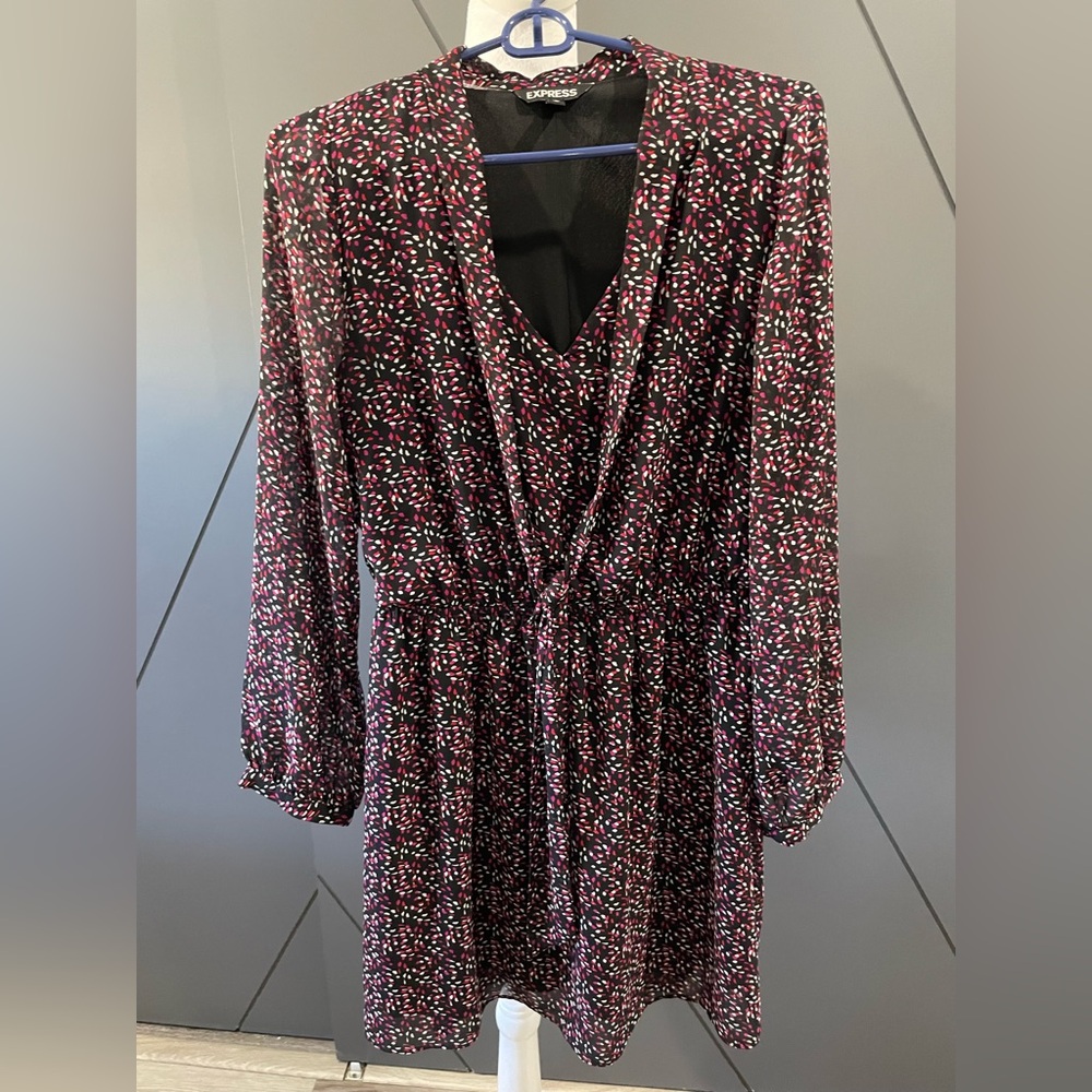 Express Multicolored Patterned Dress - Picture 3 of 8
